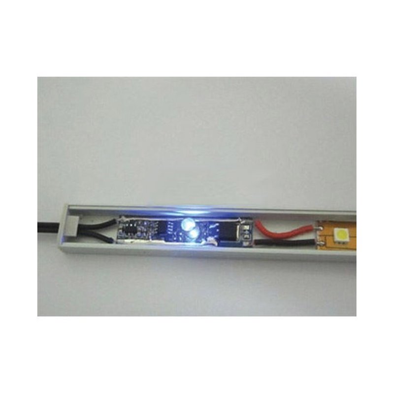 Stmievač pre LED pásy dotykový do AL lišty 10mm doby