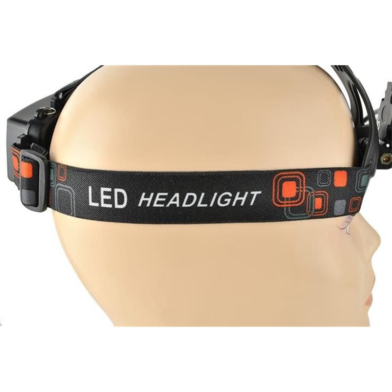 Svietidlo LED čelovka ACCU 5W BORUIT (2x18650)