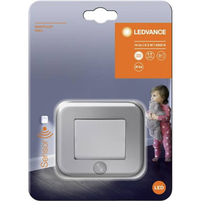 Svietidlo nočné LED NIGHTLUX HALL SI BAT s pohyb senz