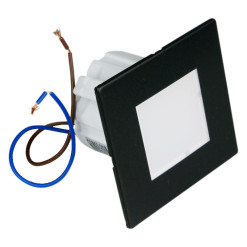 Svietidlo pozičné LED DPM YCB177B 1,2W/4000K čierne 230V