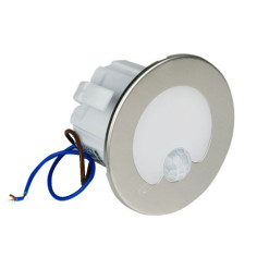 Svietidlo pozičné LED DPM YCB178S-PIR 1,2W/4000K strieborné 230V