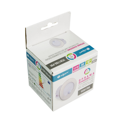 Svietidlo pozičné LED DPM YCB178S-PIR 1,2W/4000K strieborné 230V