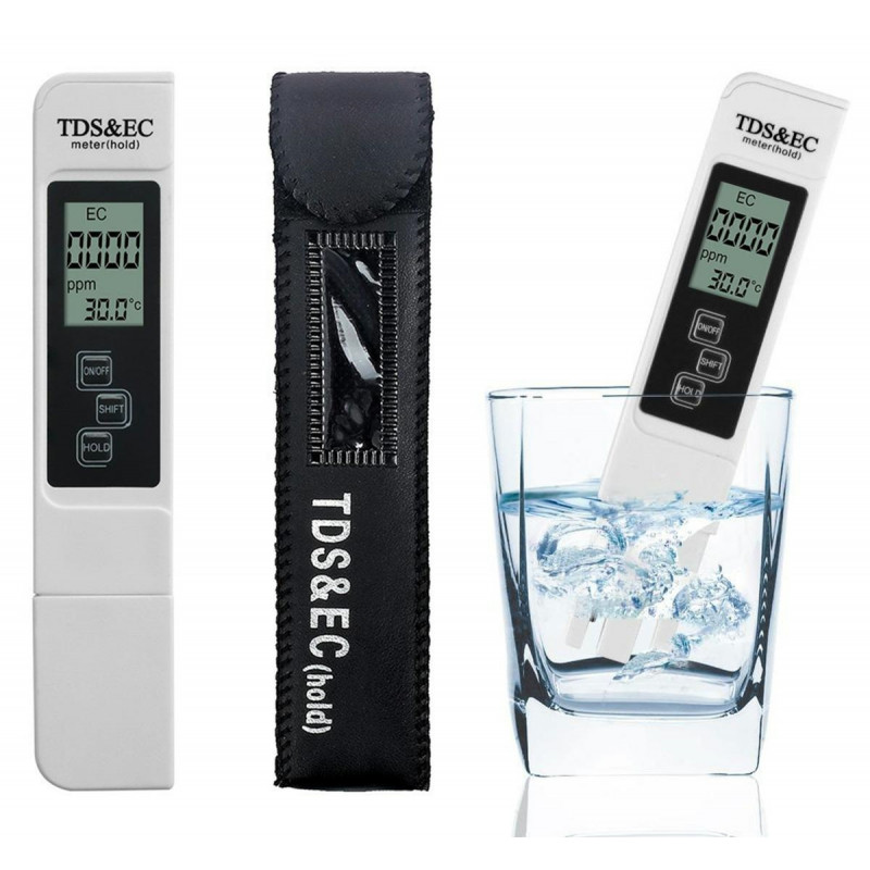 Tester a merač tvrdosti vody TDS EC