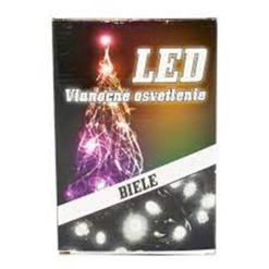 Vianočná súprava 100ks/8 biele LED