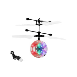 Disko guľa LED lietajúca FLYING BALL