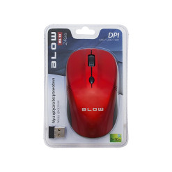 Myš optická bezdrátová BLOW MB-10 červená