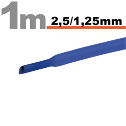 Trubička zmršťovacia 2,5mm/1,5mm DRS2,5-1,25/BL