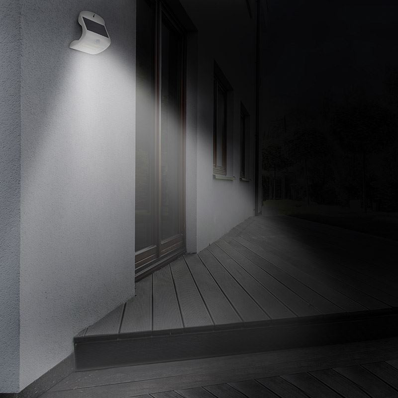 Svietidlo nočné LED WL907 SOLAR s pohybovým senz.