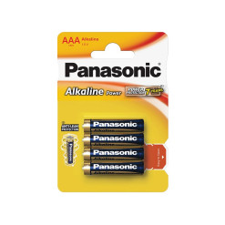 Batéria PANASONIC LR03/AAA alkalická 4blister