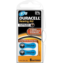 Batéria Duracell DA675 naslúchadlová