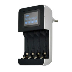Nabíjačka batérií s LCD displejom DN25 1-4 AA/AAA