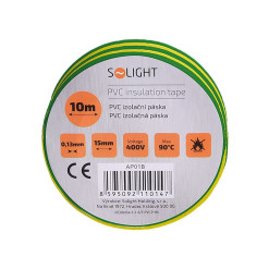 Páska izolačná PVC 15mmx10m žlto/zelená AP01ZZ
