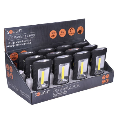 Svietidlo ručné LED 3xAAA 3W 160lm SOLIGHT WL108