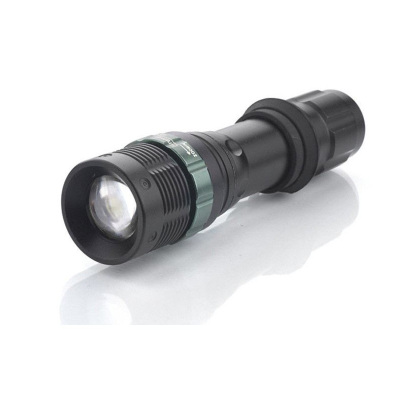 Solight kovové svietidlo, 3 W CREE LED, čierne, fokus, 3 x AAA