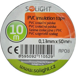 Páska izolačná PVC 50x10 čierna AP08