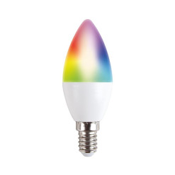 Žiarovka LED SMART WIFI E14 5W sviečka RGB SOLIGHT WZ431