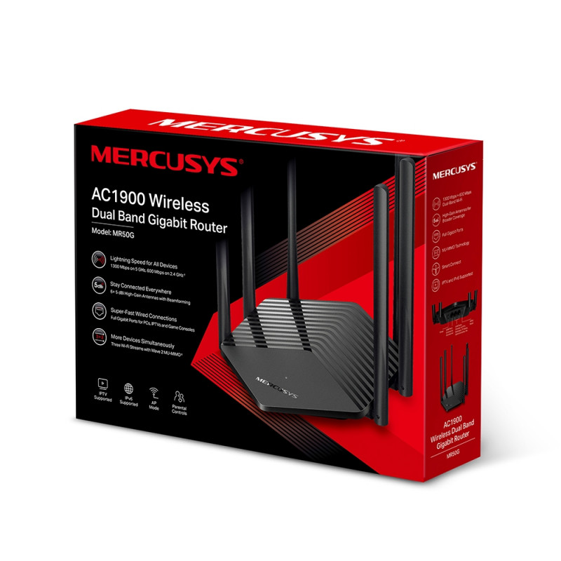 WiFi router MERCUSYS MR50G 6-ant.