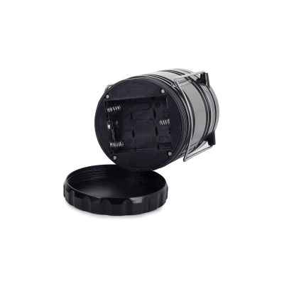 Svietidlo camping 3xAA 1W LED čierne ZD62