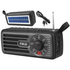 Rádio prenosné CMiK MK-101 + solárny panel
