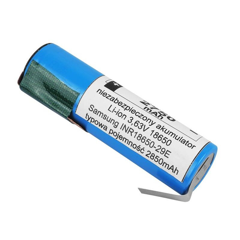 Batéria 3,63V 2750mAh INR18650-29E SAMSUNG s vývodami
