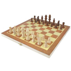 Šachovnica drevená 30x30cm CHESS 1428-1