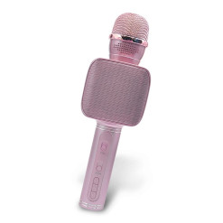 Mikrofón ručný FOREVER BMS-400 PINK+RGB Karaoke