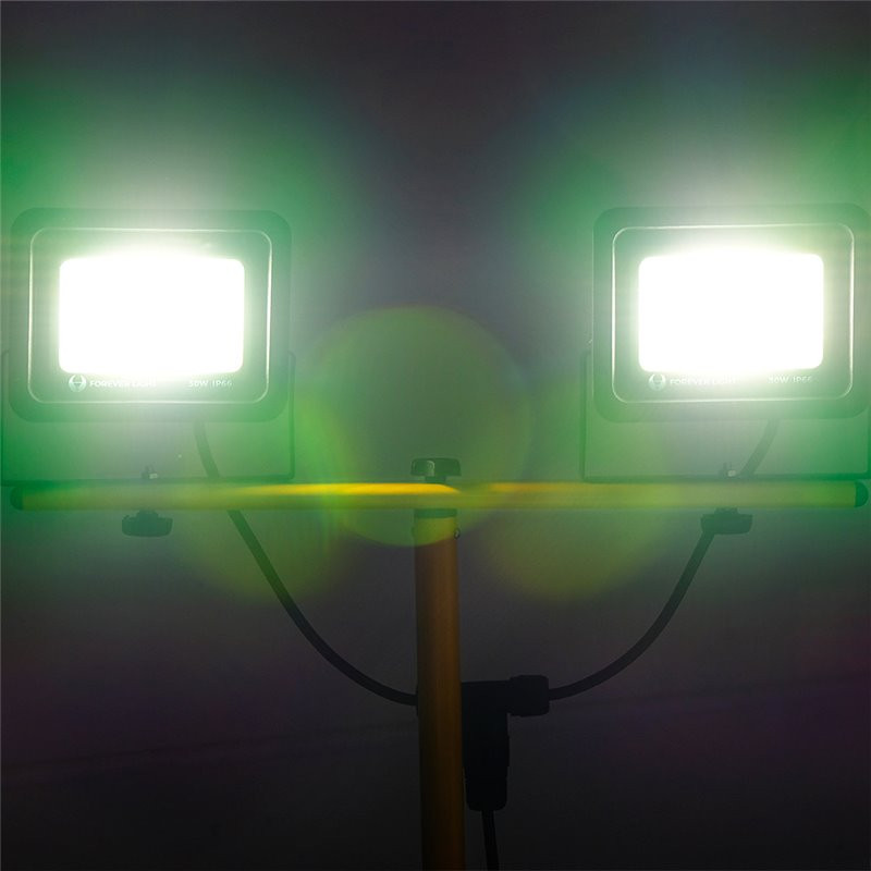 Reflektor montážny LED FOREVER 2x30W-FVL statív 6000K