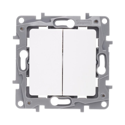 Vypínač č.5 NILOE biely 764506