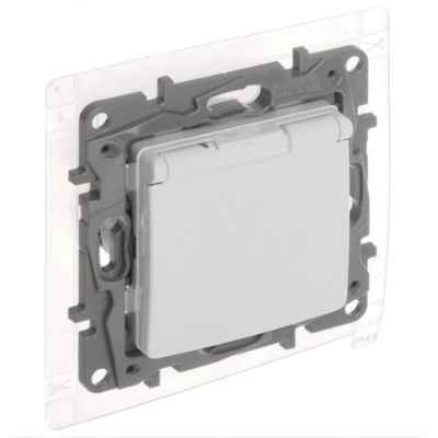 Jednozásuvka NILOE biela IP44 764537