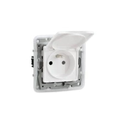 Jednozásuvka NILOE biela IP44 764537