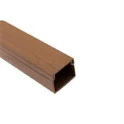 Žľab PVC 18x18 tmavé drevo