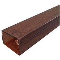Žľab PVC 25x20 tmavé drevo