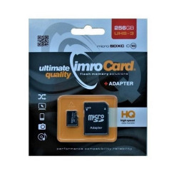 Karta micro SD+adaptér 256GB class10 IMRO UHS-3