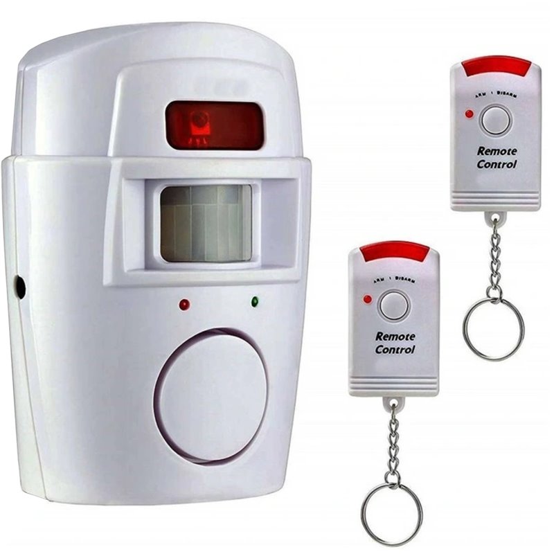 Alarm domový MINI ALARM + 2 Diaľkové ovládače 105dB