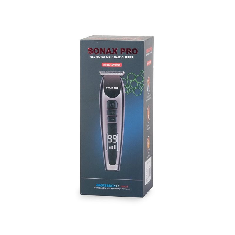 Zastrihávač vlasov SONAX PRO SN-8099 LCD ACCU