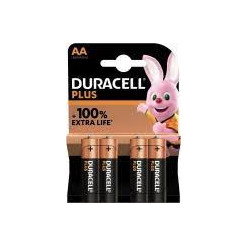 Batéria DURACELL LR06 PLUS 100% alkalická 4blister