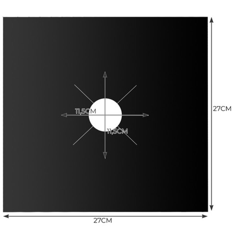 Podložka teflónová na plynový sporák 27x27cm SN1 (4ks)