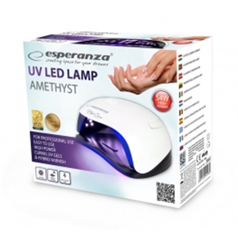 UV lampa na nechty 54W LED ESPERANZA EBN005 Amethyst