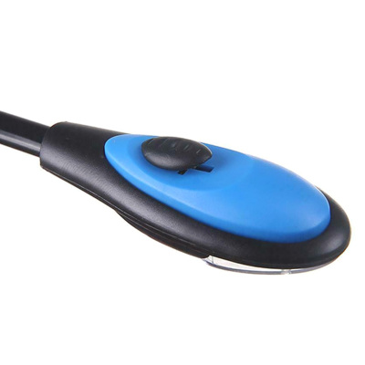 Lampa LED so štipcom ZD20C čierno-modrá