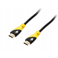 Kábel HDMI-HDMI 1,5m 4K žltý
