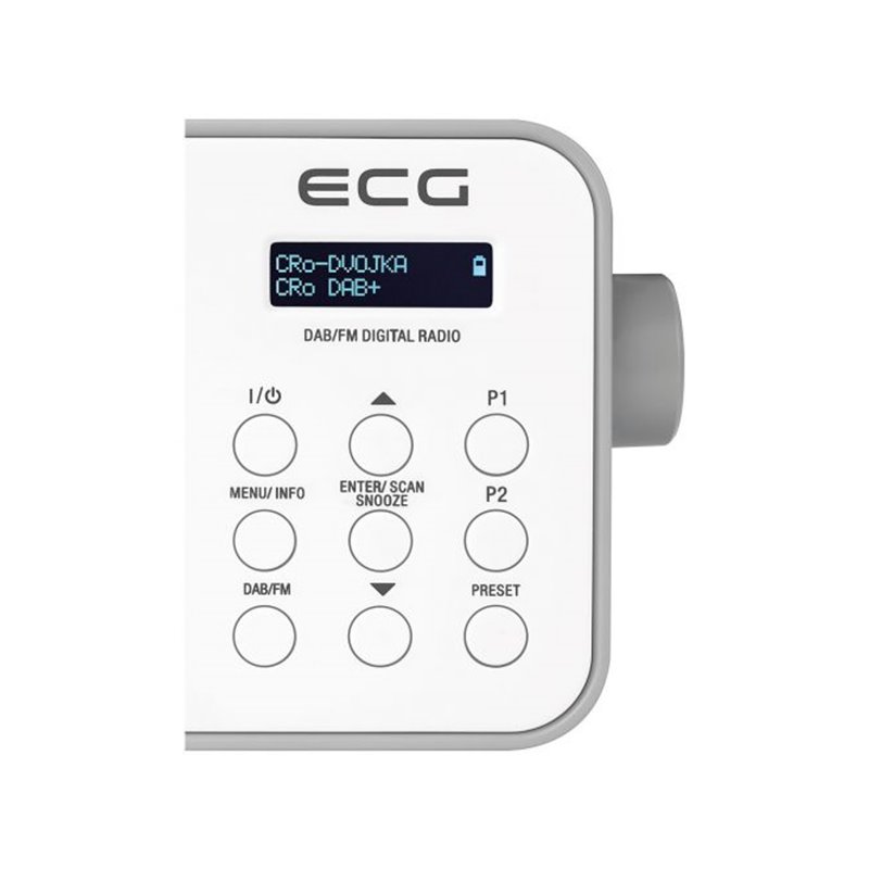 Rádio prenosné ECG RD110 DAB White