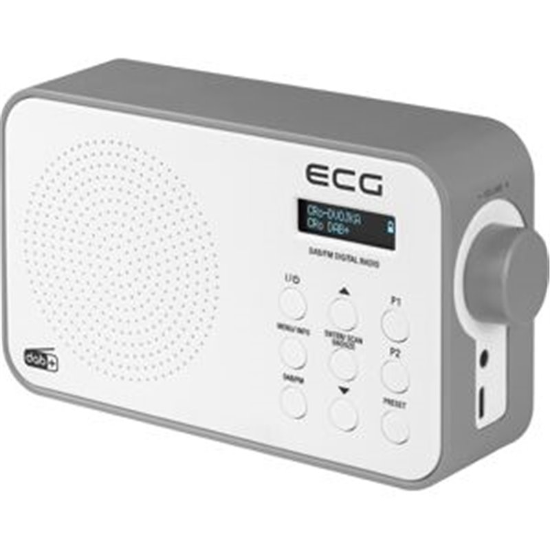 Rádio prenosné ECG RD110 DAB White