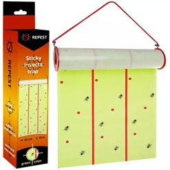 Lapač hmyzu mucholapka REPEST Sticky insects trap (25cmx10m)