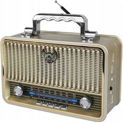 Rádio prenosné KEMAI MD-1908BT GOLD retro