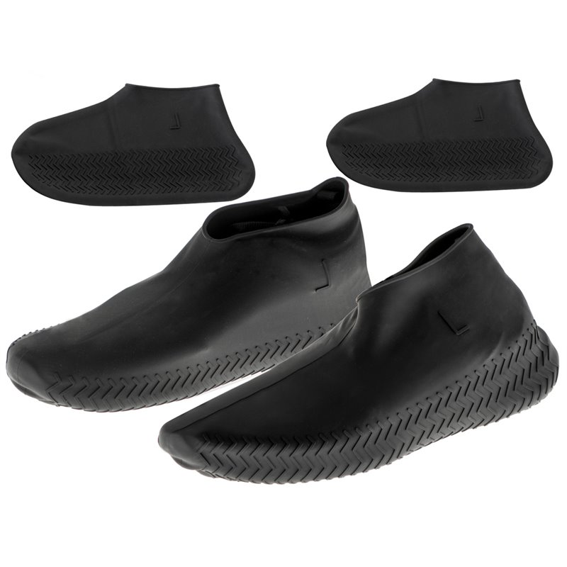 Návleky nepremokavé na topánky L 39-44 silikónové čierne