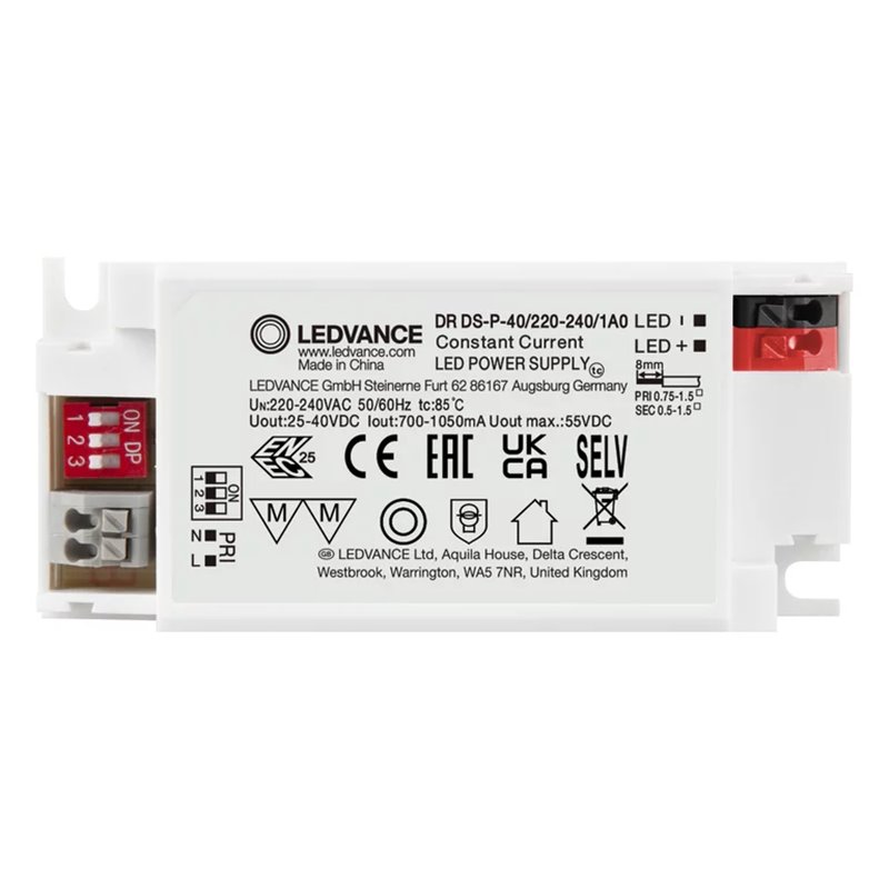 Zdroj ku LED panelom LEDVANCE DR DS-P -40/220-240/1AO 40W 25-40V (WM7)
