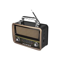 Rádio prenosné MEIER M-1919CZ BLACK retro