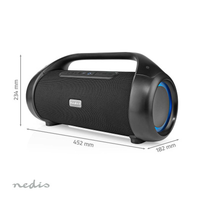 Reproduktor prenosný BLUETOOTH NEDIS SPBB340BK