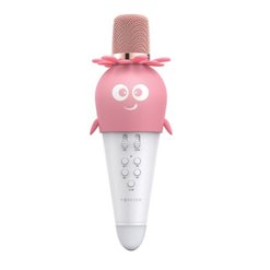 Mikrofón ručný BLOOM AMS-200 ružový Karaoke detský