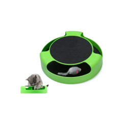 Hračka pre mačky - chyť myš zelená C-T-M